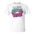 I Lift So I Can Carry More Books Reader Librarian Premium Tri-Blend T-Shirt