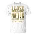 I Love My Nation And Comic Books – Patriotic American Premium Tri-Blend T-Shirt