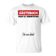 Man Birthday Shirt Year Birthday Guest Book 50 Years T-Shirt