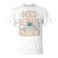 Med School Grind Coffee Book Stethoscope Study Premium Tri-Blend T-Shirt