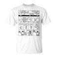 Mr Men Retro Comic Book Strip 70s & Premium Tri-Blend T-Shirt