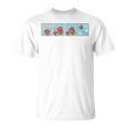 Mr Men Mr Strong Mr Small Retro Comic Book Premium Tri-Blend T-Shirt