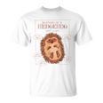 Natural Science Textbook Anatomy Hedgehog T-Shirt