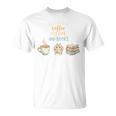 All I Need Is Coffee My Dog And Books Bookworm Dogs T-Shirt All I Need Is Coffee My Dog And Books Bookworm Dogs T-Shirt