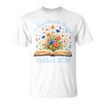 New Chapter Begins Retired 2026 Watercolor Floral Book Women Premium Tri-Blend T-Shirt