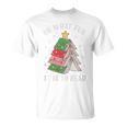 Oh What Fun It Is To Read Book Christmas Tree Premium Tri-Blend T-Shirt