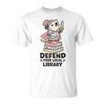 Opossum Book Lover Meme Kawaii Sarcastic Humor Women T-Shirt