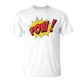 POW Comic Book Cartoon Pop Art Comfort Colors Crop Top T-Shirt POW Comic Book Cartoon Pop Art Comfort Colors Crop Top T-Shirt