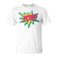 Pow Retro Comic Book Art Superhero Bubble Premium T-Shirt Pow Retro Comic Book Art Superhero Bubble Premium T-Shirt