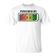 Powered By Books Bookworm Librarian Reading T-Shirt