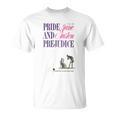 Pride And Prejudice Jane Austen Vintage Book Cover T-Shirt