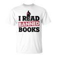 I Read Banned Books Banned Books Week Reading Men T-Shirt I Read Banned Books Banned Books Week Reading Men T-Shirt