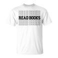 Read Books Cool Book Lover Reading Retro Vintage T-Shirt