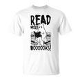 Read More Books Ghost Halloween Reading Teacher Literacy T-Shirt