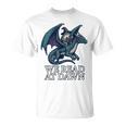 We Read At Dawn Frog Riding Dragon Book Lover Art Comfort Colors Crop Top T-Shirt