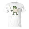 We Read At Dawn Vintage Frog Reading Book Frog Meme T-Shirt We Read At Dawn Vintage Frog Reading Book Frog Meme T-Shirt