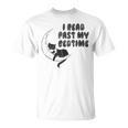 I Read Past My Bedtime Reading Cat Book Lover T-Shirt