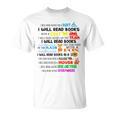 Read My Shirt Day For Kids Boy Girls i Will Read Books T-Shirt