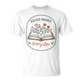 Read More Worry Less Wildflower Book Lover Reading T-Shirt Read More Worry Less Wildflower Book Lover Reading T-Shirt