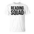 Reader Book Lover Reading Squad T-Shirt