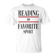 Reading Is My Favorite Sport Book Worms Premium Tri-Blend T-Shirt
