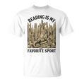 Reading Is My Favorite Sport Dragon Book Lover Bookworm T-Shirt Reading Is My Favorite Sport Dragon Book Lover Bookworm T-Shirt