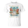 Reading Is My Favorite Sport Vintage Book Lover Cozy Reading T-Shirt