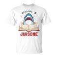 Reading Is Jawsome Bookworm Shark Book Lover For Kids T-Shirt Reading Is Jawsome Bookworm Shark Book Lover For Kids T-Shirt