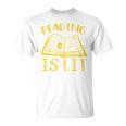 Reading Is Lit Book Reading Literary Pun Joke Premium Tri-Blend T-Shirt Reading Is Lit Book Reading Literary Pun Joke Premium Tri-Blend T-Shirt