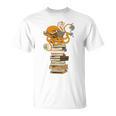 Reading Octopus Tea Coffee And Books T-Shirt