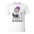 Reading Rocks Literacy Coach Library Books Squad T-Shirt