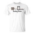 Reading Season Book Lover Librarian Cozy Bookworm T-Shirt