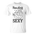 Reading Is Sexy For Book Lovers Comic Readers Manga Fans T-Shirt