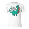 Readosaurus Cute Dinosaur Reading Books Reading T-Shirt