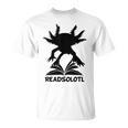 Readsolotl Axolotls Funny Kids Reading Fish Books Kawaii T-Shirt