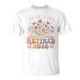 Retired 2026 A New Chapter Begins Floral Book T-Shirt