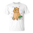 Sabre-Toothed Tiger Loves Books Wildcat T-Shirt