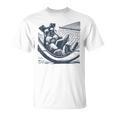 Schnauzer Hammock Reading Book Schnauzer Glasses T-Shirt Schnauzer Hammock Reading Book Schnauzer Glasses T-Shirt