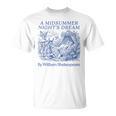Shakespeare A Midsummer Night's Dream Cute Book Lover T-Shirt Shakespeare A Midsummer Night's Dream Cute Book Lover T-Shirt