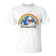 Shark Reading Is Jawsome Book Rainbow Kid Boys Toddler T-Shirt Shark Reading Is Jawsome Book Rainbow Kid Boys Toddler T-Shirt