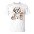 Shih Tzu Treats Books And Coffee Shih-Tzu For Dog Moms Premium Tri-Blend T-Shirt Shih Tzu Treats Books And Coffee Shih-Tzu For Dog Moms Premium Tri-Blend T-Shirt