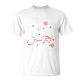 Skeleton Costume Woman Pajama Book Reading Dark Romance Premium Tri-Blend T-Shirt