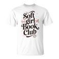 Soft Girl Book Club Coquette Bow Aesthetic Reader T-Shirt