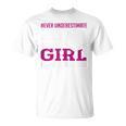 SOMMAS BOOKS Never Underestimate The Power Of a Girl With a Book Reading T-Shirt SOMMAS BOOKS Never Underestimate The Power Of a Girl With a Book Reading T-Shirt