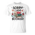 Sorry i Am Booked Book Lover Premium Tri-Blend T-Shirt