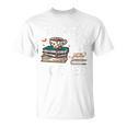 Sorry Can't I'm Booked- Bookworm Book Nerd Book Reader T-Shirt