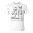 Sorry I'm Booked Book Lover Teachers Librarians T-Shirt