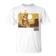 Star Wars The Book Of Boba Fett Landscape Silhouette T-Shirt