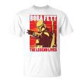 Star Wars The Book Of Boba Fett The Legend Lives Poster V-2 T-Shirt