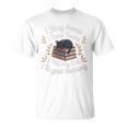 I Stay Home I Read Books I Pet My Cat I Regret Nothing Premium Tri-Blend T-Shirt